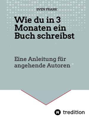 cover image of Wie du in 3 Monaten ein Buch schreibst